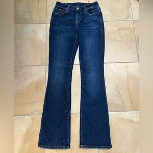 Arizona Jeans Co. Mid-Rise Bootcut Dark Denim Jeans Size 3